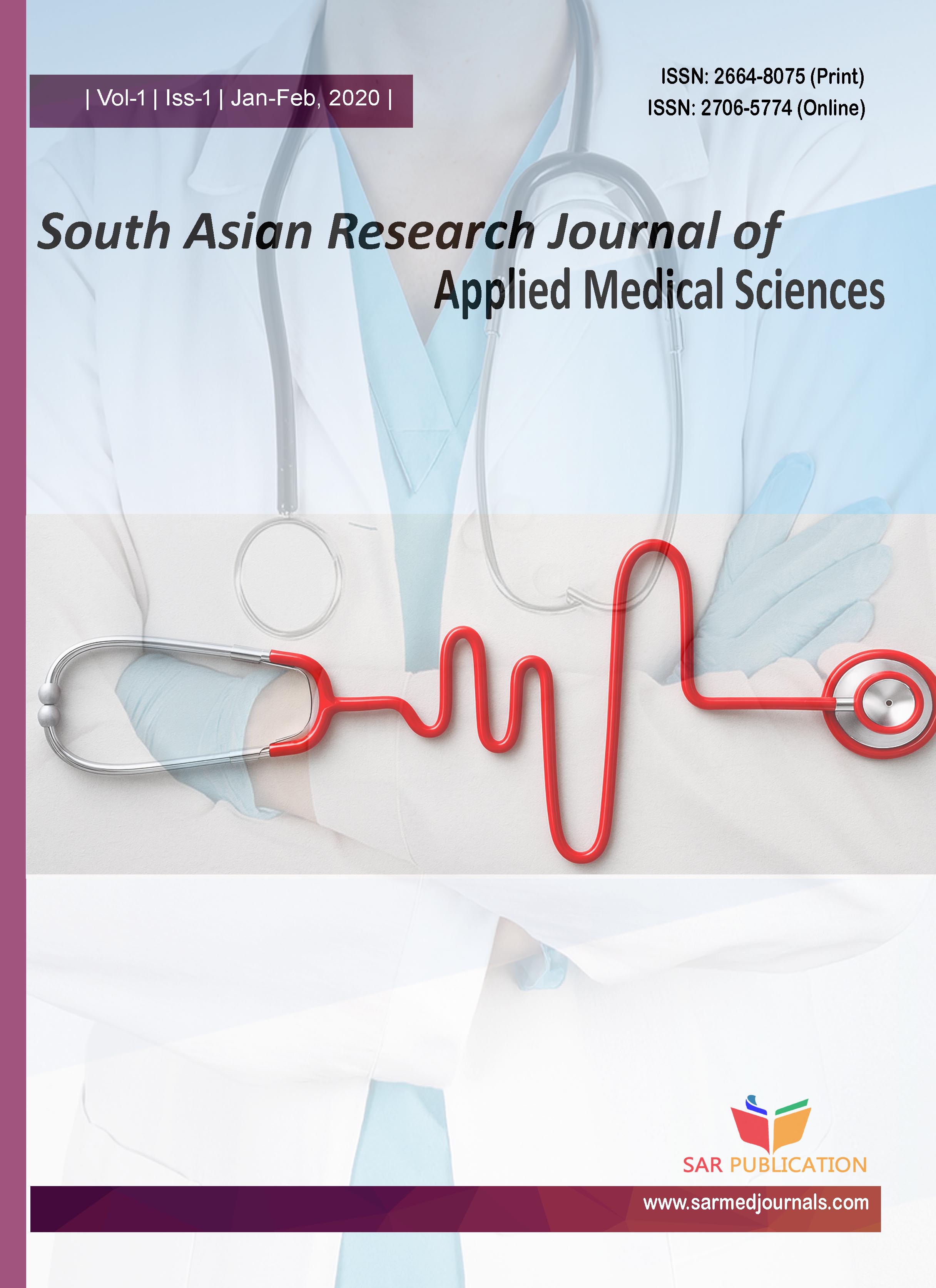 South Asian Research Journal of Applied Medical Sciences
