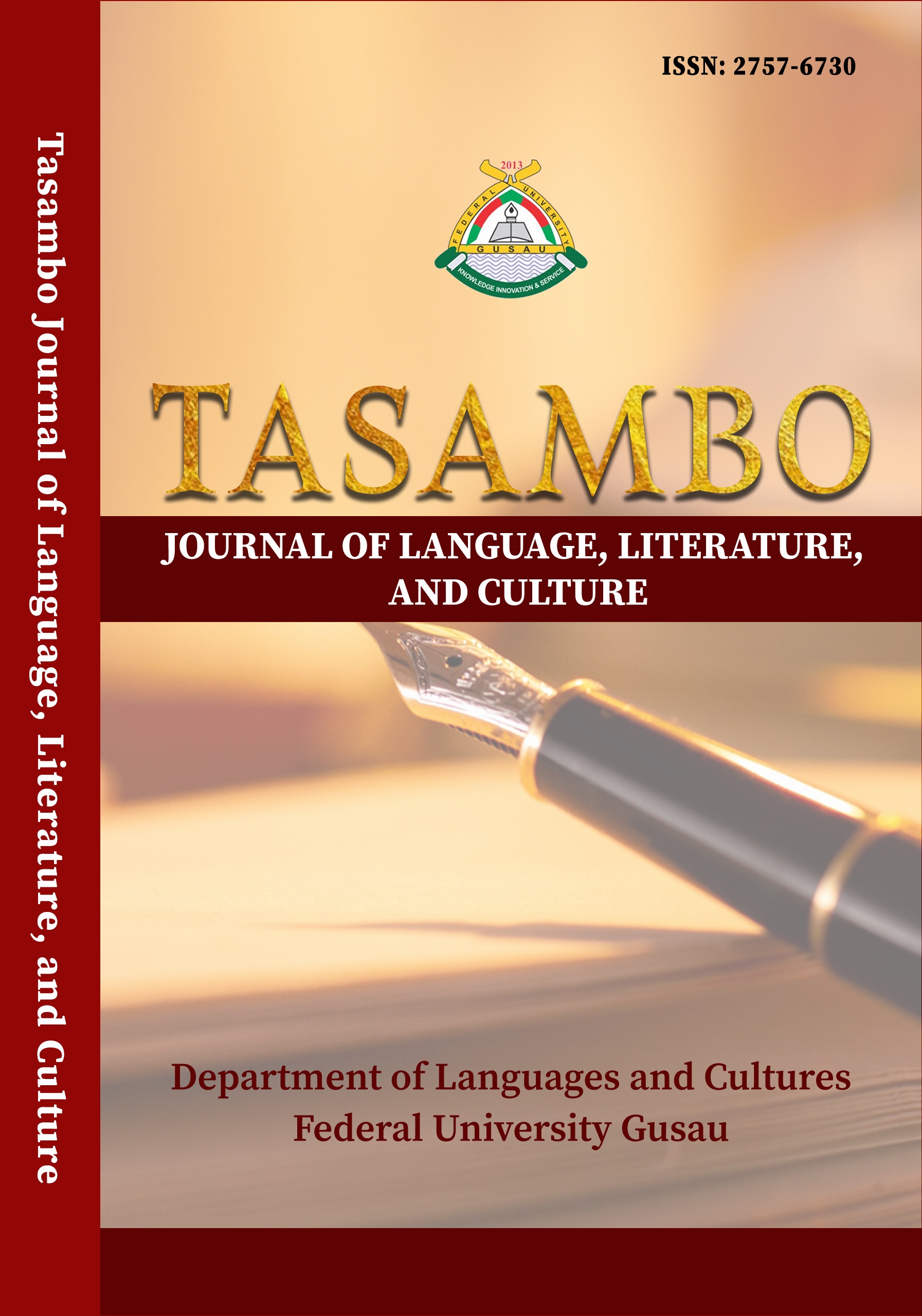 Tasambo Journal of Language, Literature, and Culture